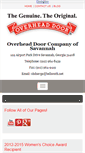 Mobile Screenshot of overheaddoorofsavannah.com